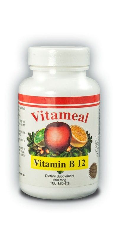 Vitamina B12 500 Mcg 100 Tabletas  Vitameal