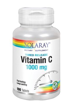 Vitamina C 1000 mg 100 comprimidos Solaray