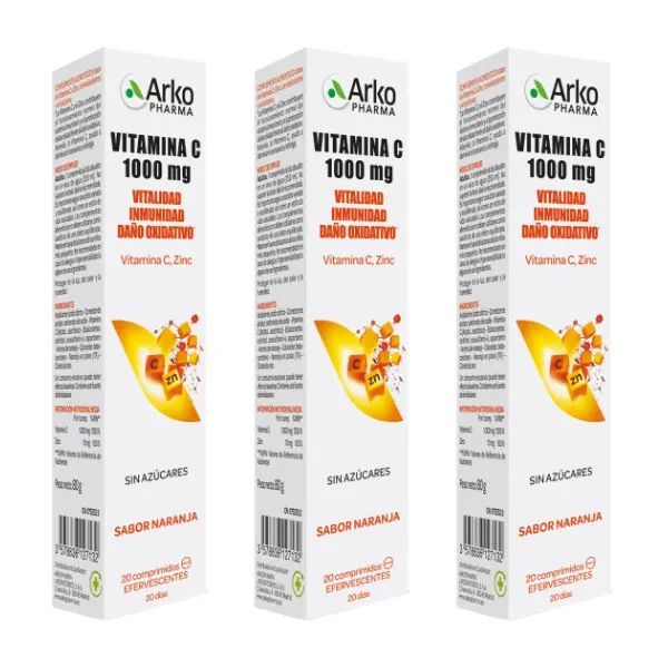 Vitamina C 1000mg + Zinc Arkovital 60 comp