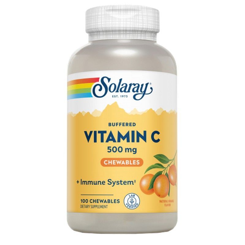 Vitamina C 500 mg sabor naranja 100 comprimidos