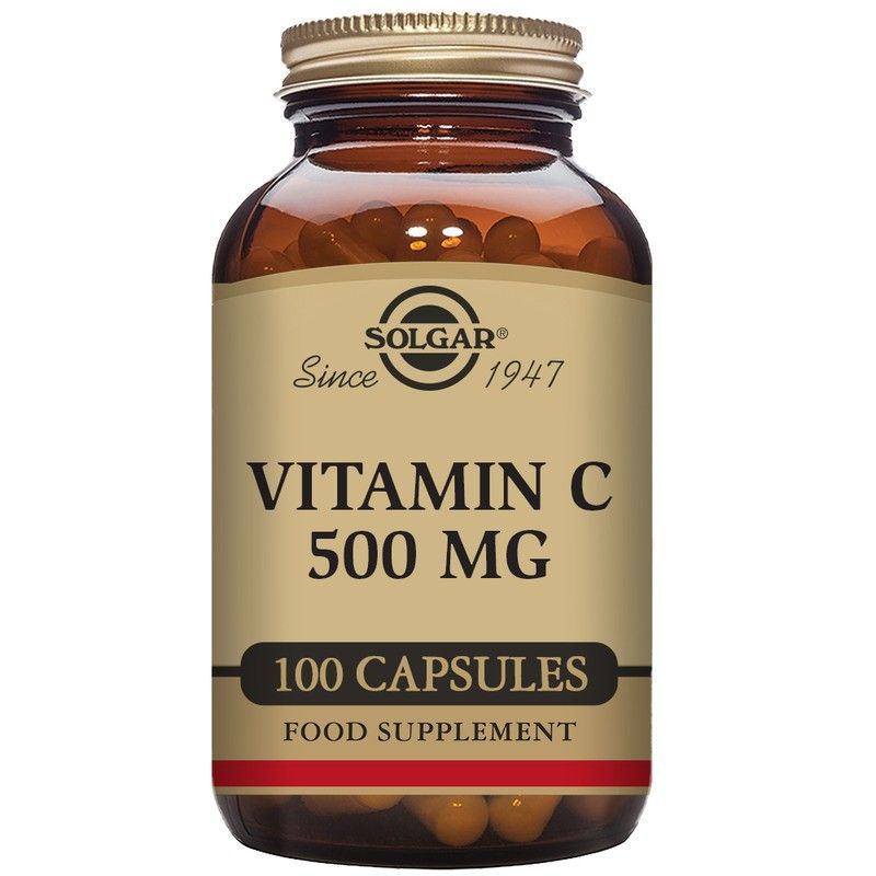 Vitamina C 500mg 100 Vcaps Solgar