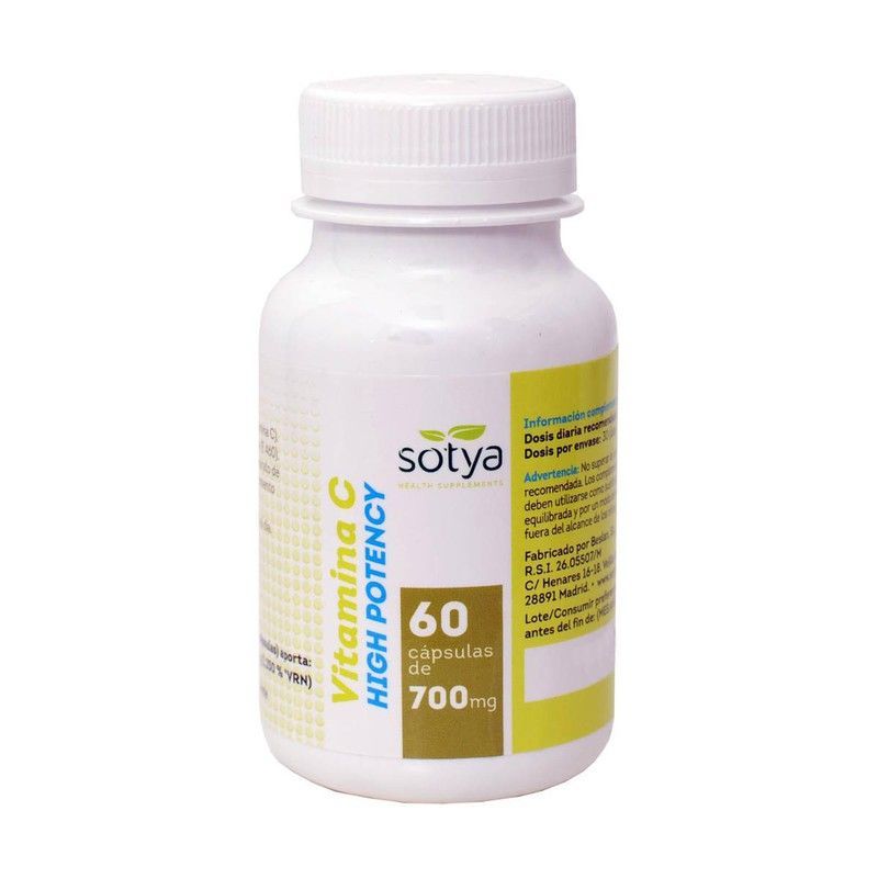 Vitamina C High Potency 60 Cap 700mg