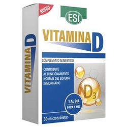 Vitamina D 2000ui 30 Tabletas ESI