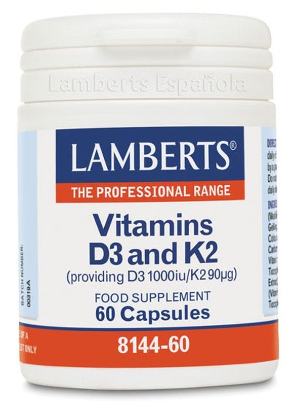 Vitamina D 3 1000 Ui Y Vit K2  90 Ug 60 Cap