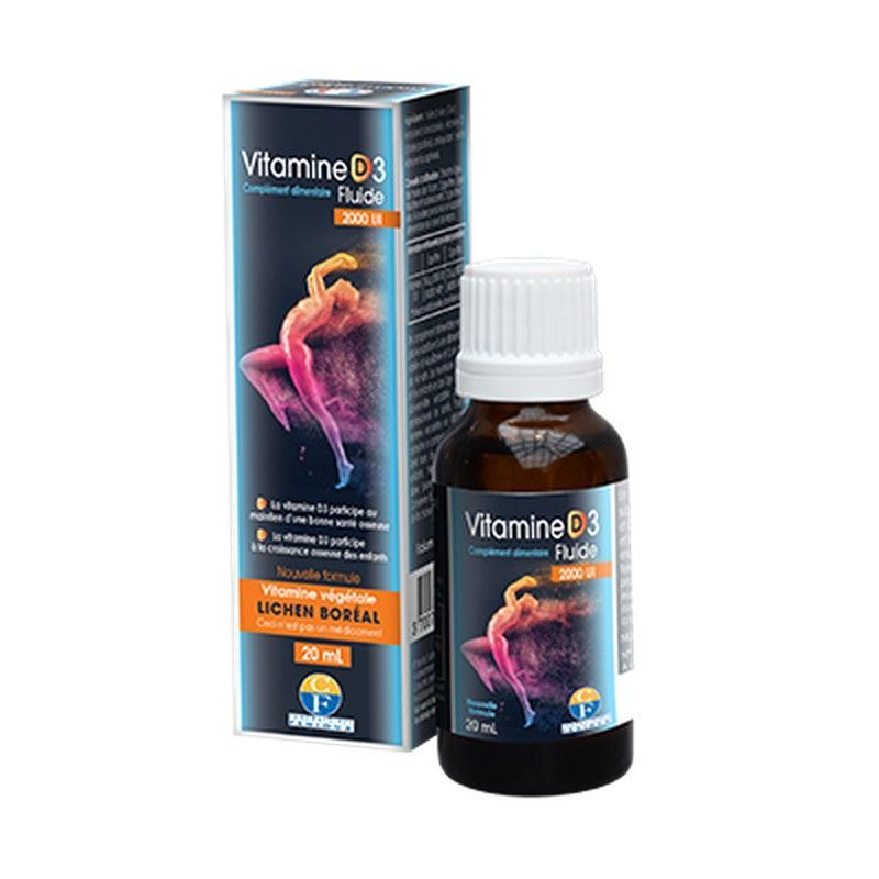 Vitamina D3 Fluide 2000 Ui 20 Ml