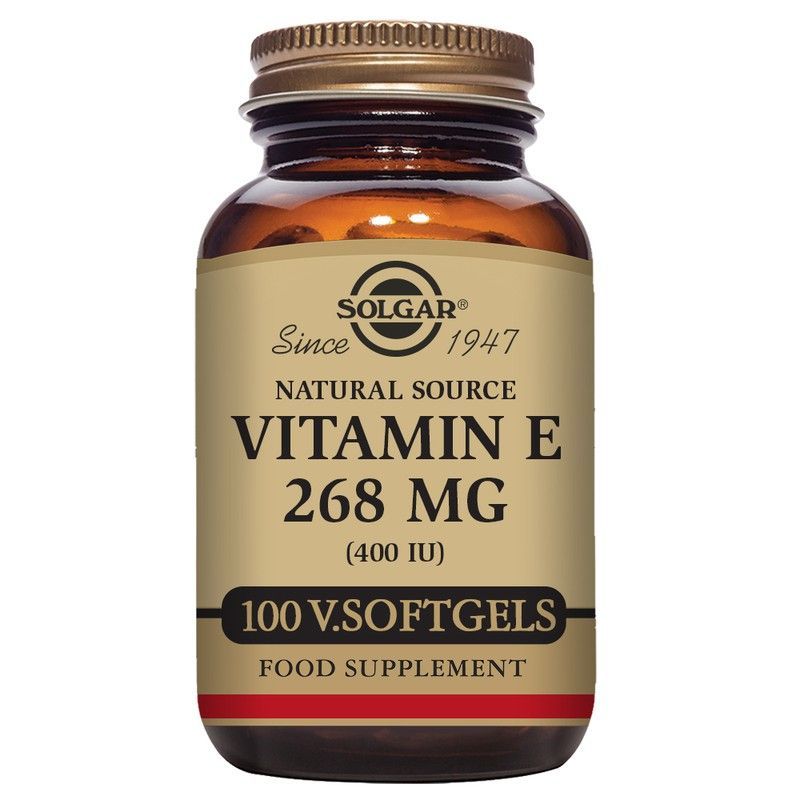 Vitamina E 400ui 100 Cápsulas Solgar