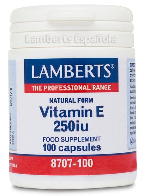 Vitamina E Natural 250ui 100 Caps