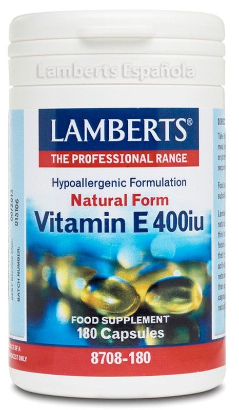 Vitamina E Natural 400ui 180tab