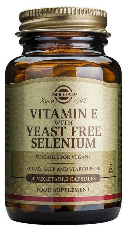 Vitamina E + Selenio 50 Vcaps Solgar