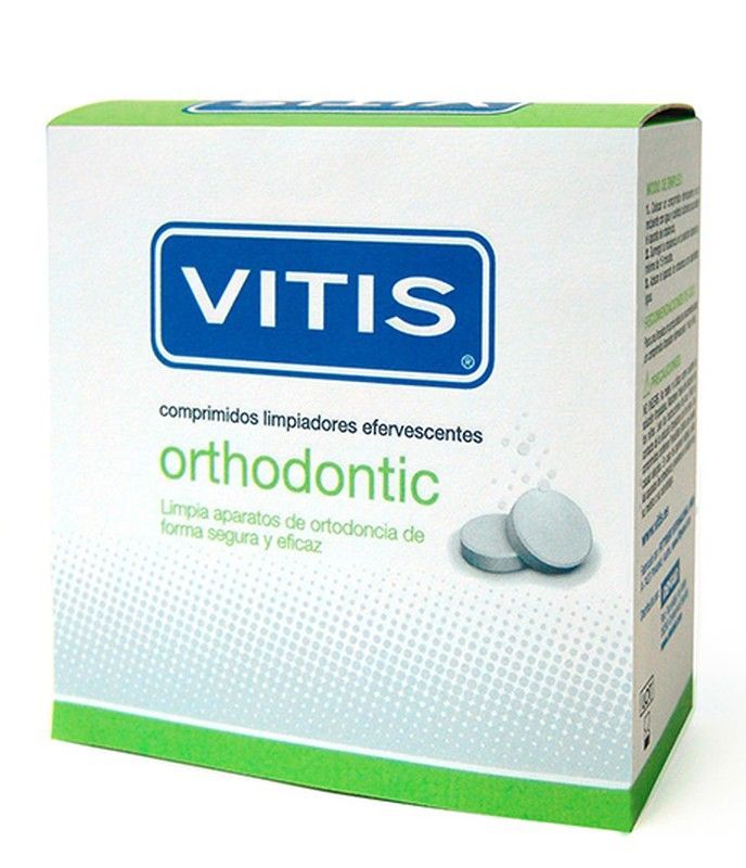 Vitis Orthodontic Comprimidos Eferverscentes Limpiadores 32 Comprimidos