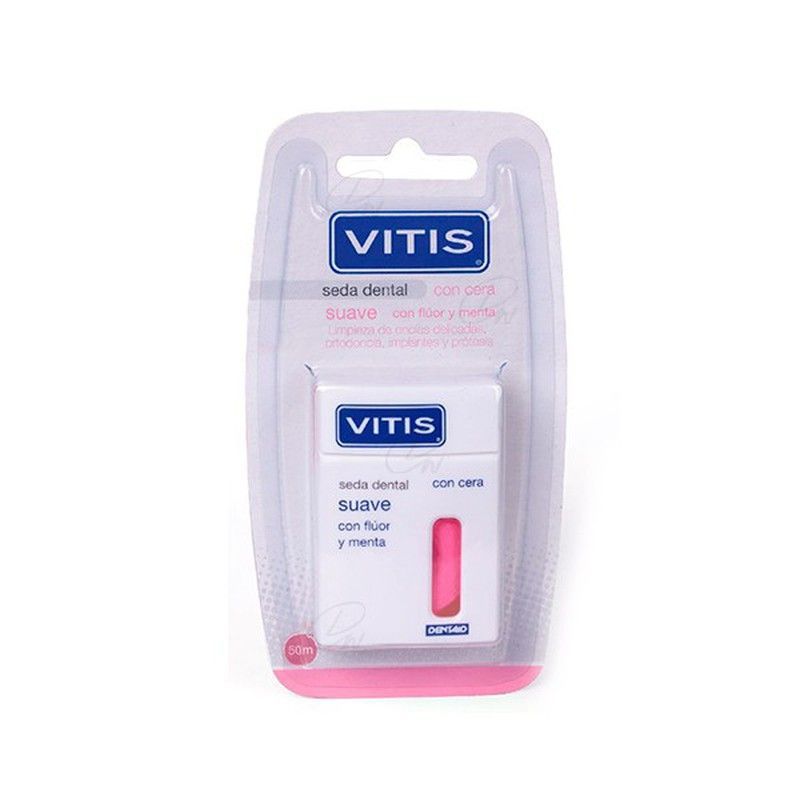 Vitis Seda Dental Con Fluor Y Menta Suave 50 M