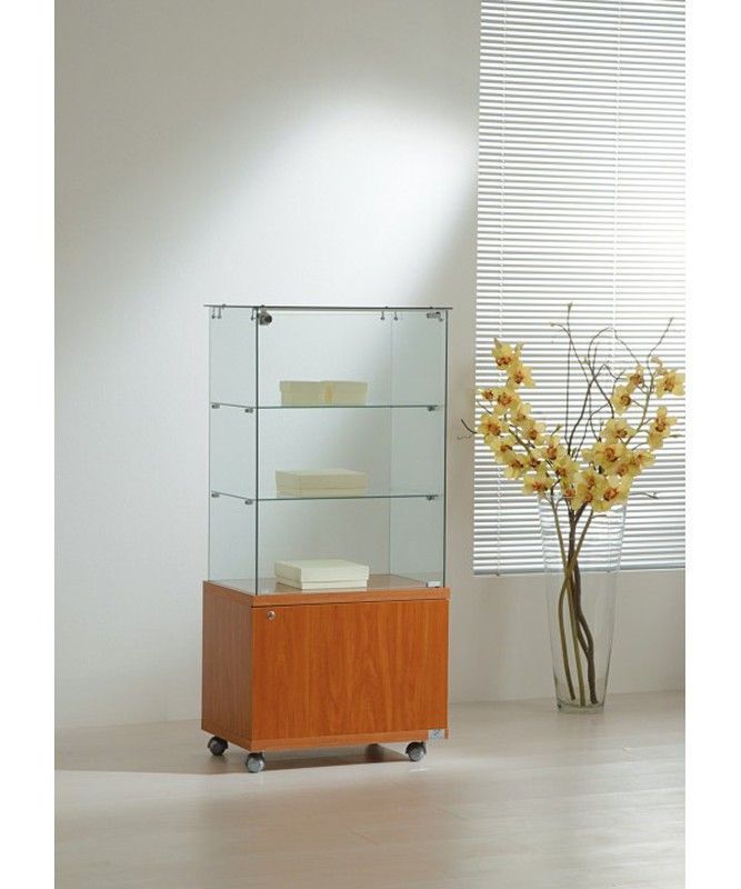 Vitrina 130 x 60 x 40 cm. Buck y 2 estantes