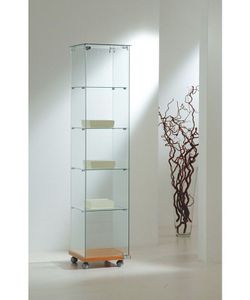 Vitrina 180 x 40 x 40 cm. 4 estantes