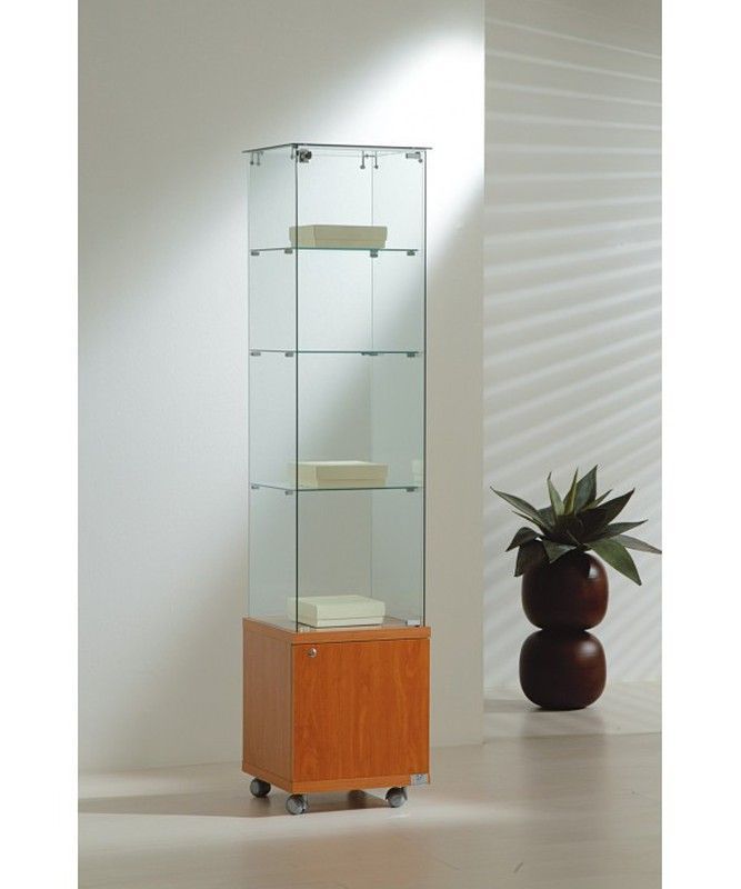 Vitrina 180 x 40 x 40 cm. Buck y 3 estantes