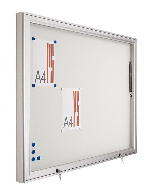 Vitrina magnética de exterior "top" de puertas levadizas