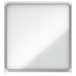 Vitrina NOBO Premium Plus de puerta corredera fondo magnético 12 x A4 hojas