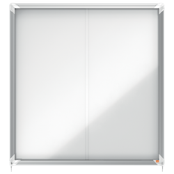 Vitrina NOBO Premium Plus de puerta corredera fondo magnético 12 x hojas A4
