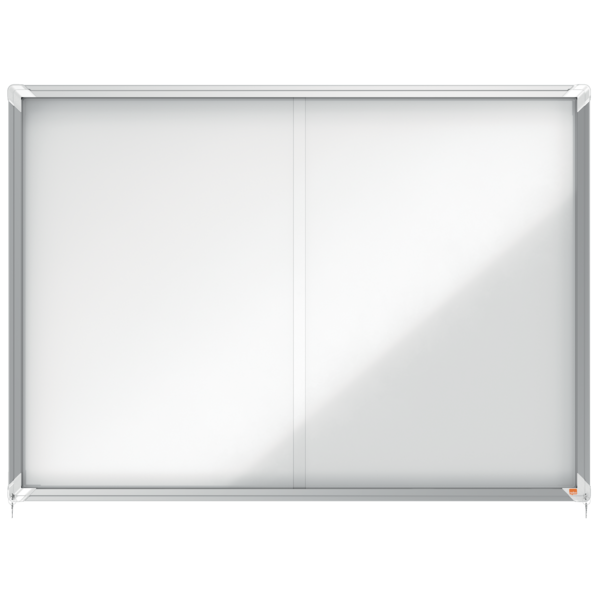 Vitrina NOBO Premium Plus de puerta corredera fondo magnético 18 x hojas A4