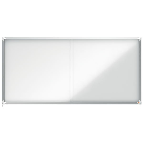 Vitrina NOBO Premium Plus de puerta corredera fondo magnético 27 x hojas A4