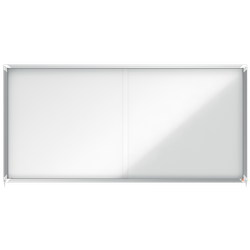 Vitrina NOBO Premium Plus de puerta corredera fondo magnético 27 x hojas A4