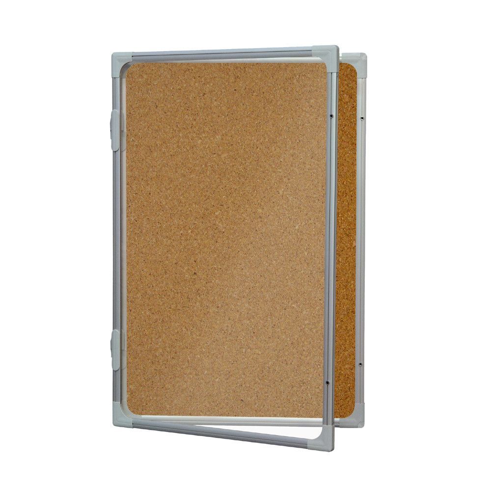 Vitrina Puerta Apertura Horizontal Corcho 24xa4