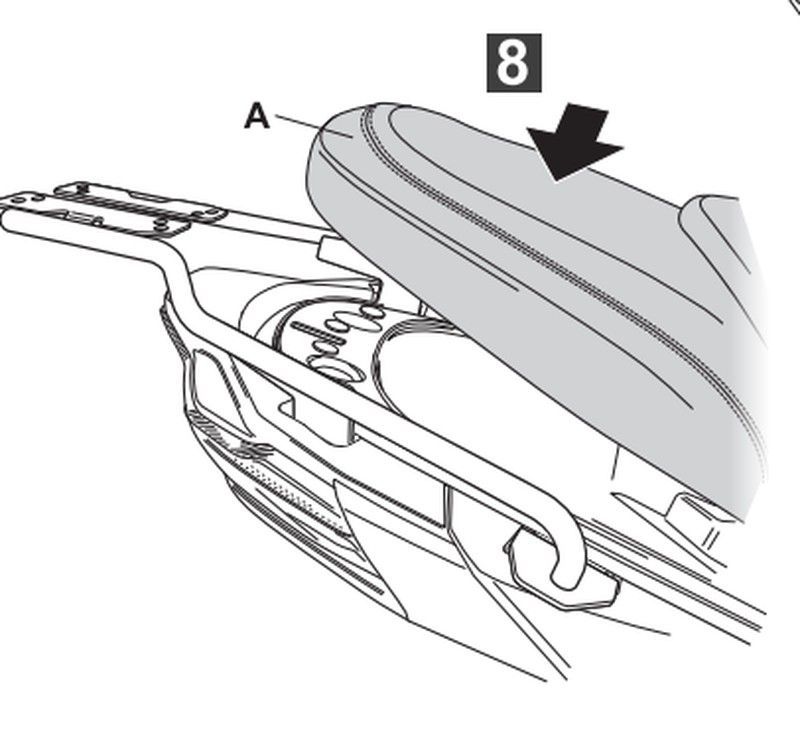 VOGE SR4 MAX 22> Fijaciones baúl TOP MASTER SHAD