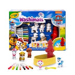 WASHIMALS PAW PATROL- SET 5 MASCOT C/BAÑERA INCEND