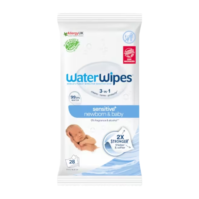 WaterWipes Bio Toallitas de Bebé Formato Viaje 28 uds