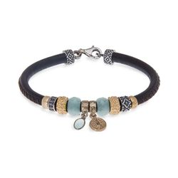 WB295X Pulsera Plata de Palo Calcedonia para mujer