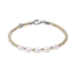 WB392X Pulsera Plata de Palo colección Aiya de perlas para mujer