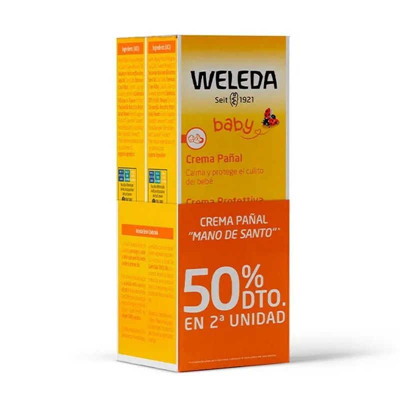 Weleda Baby crema Pañal Caléndula Pack 2x75 ml
