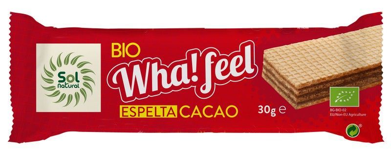 Wha Feel Snack Espelta Y Cacao Bio 20x30 G
