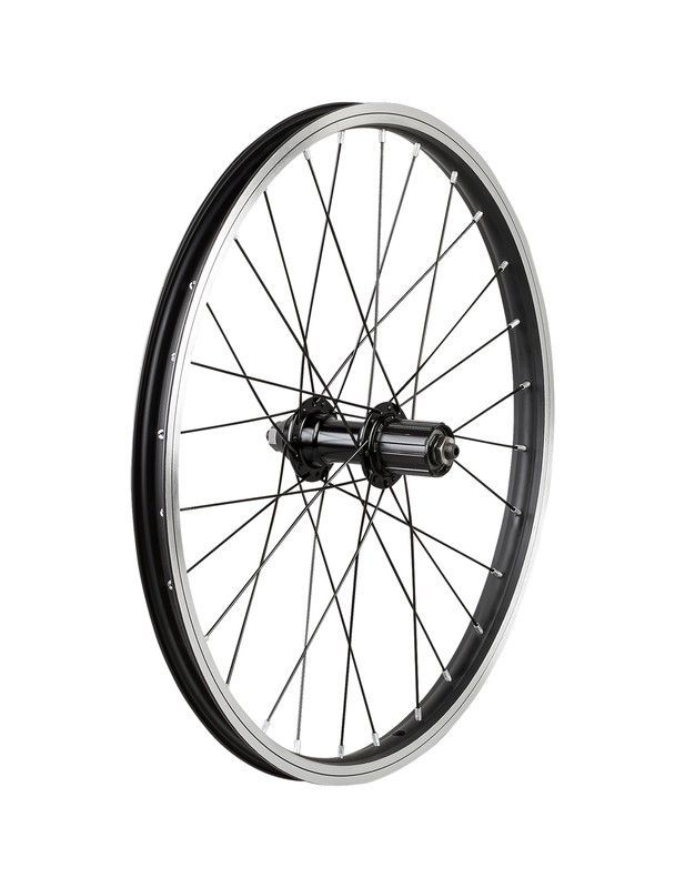 Wheel rear trek fm32/j20c rim brake 20"" 28h qr 8-speed black