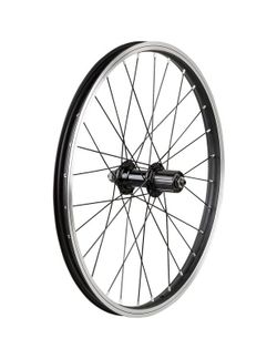 Wheel rear trek fm32/j20c rim brake 20"" 28h qr 8-speed black