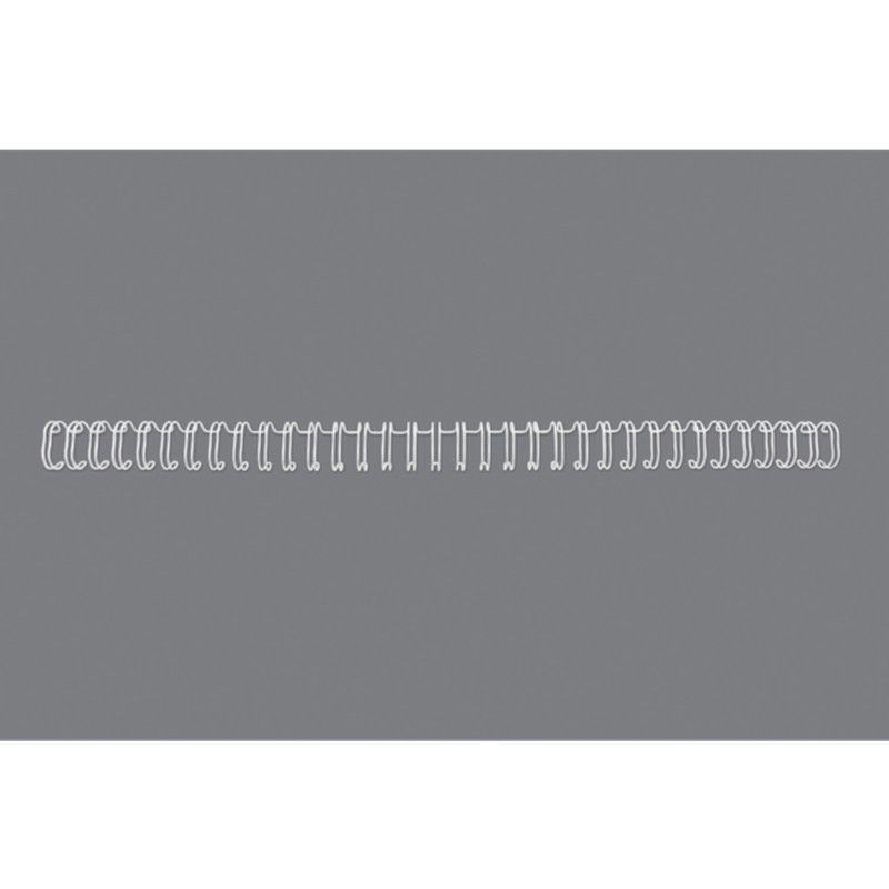 WIRE GBC Nº4 (6.3 mm) (Caja 100), blanco