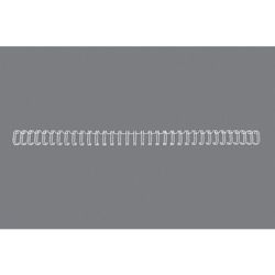 WIRE GBC Nº4 (6.3 mm) (Caja 100), blanco