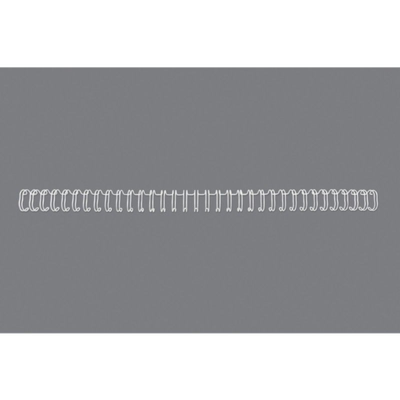 WIRE GBC Nº8 (12.7 mm) (Caja 100), blanco