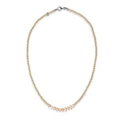 WN194X Collar Plata de Palo colección Esperanza de perlas para mujer