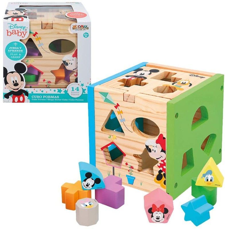 Woomax Disney Baby Piezas encajables madera 14 Pzs