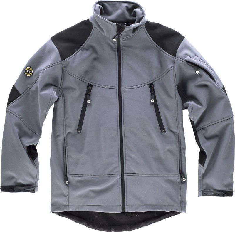 Workshell combinado Gris Negro