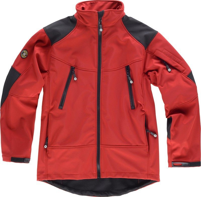 Workshell combinado Rojo Negro