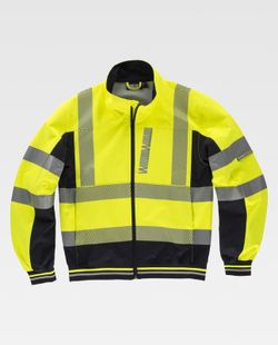 Workshell de color Amarillo A.V.+Negro