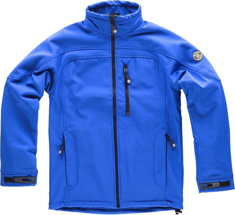 Workshell liso Azul