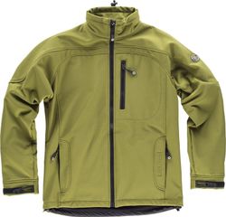 Workshell liso Verde Kaki