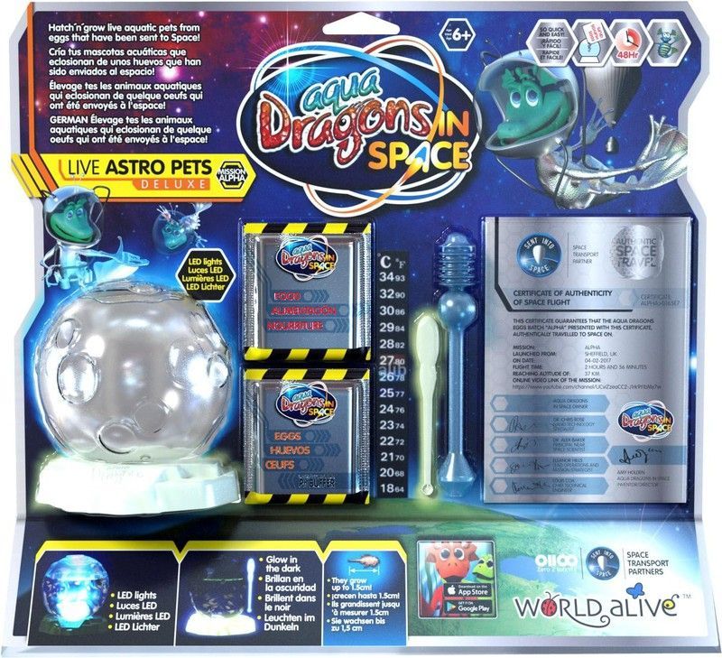 World Alive Aqua Dragons Live Astro Pets Deluxe