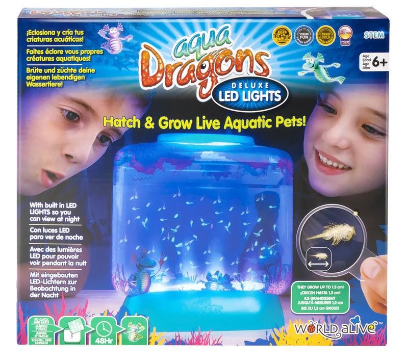 World Alive World Alive Aqua Dragons Mundo Marino con Luces LED