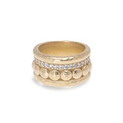 WR086X Anillo PLATA DE PALO mujer modelo HENAR circonitas