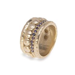 WR087X Anillo PLATA DE PALO para mujer moderno y elegante
