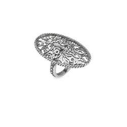 WR125X Anillo colección Carcu Plata de Palo mujer en plata de 1ª ley 925 vintage diseño moderno y femenino