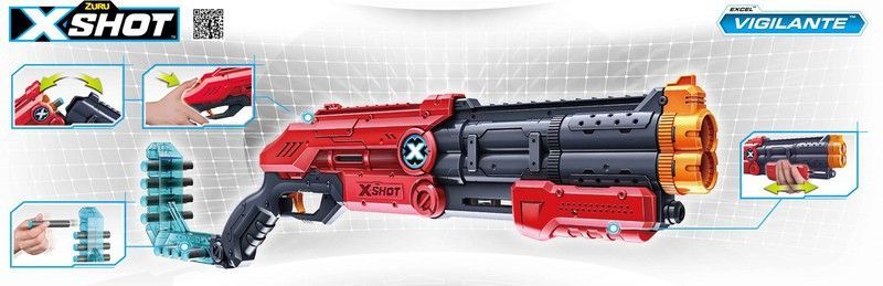 X-SHOT-EXCEL-Vigilante 24Dardos SURT